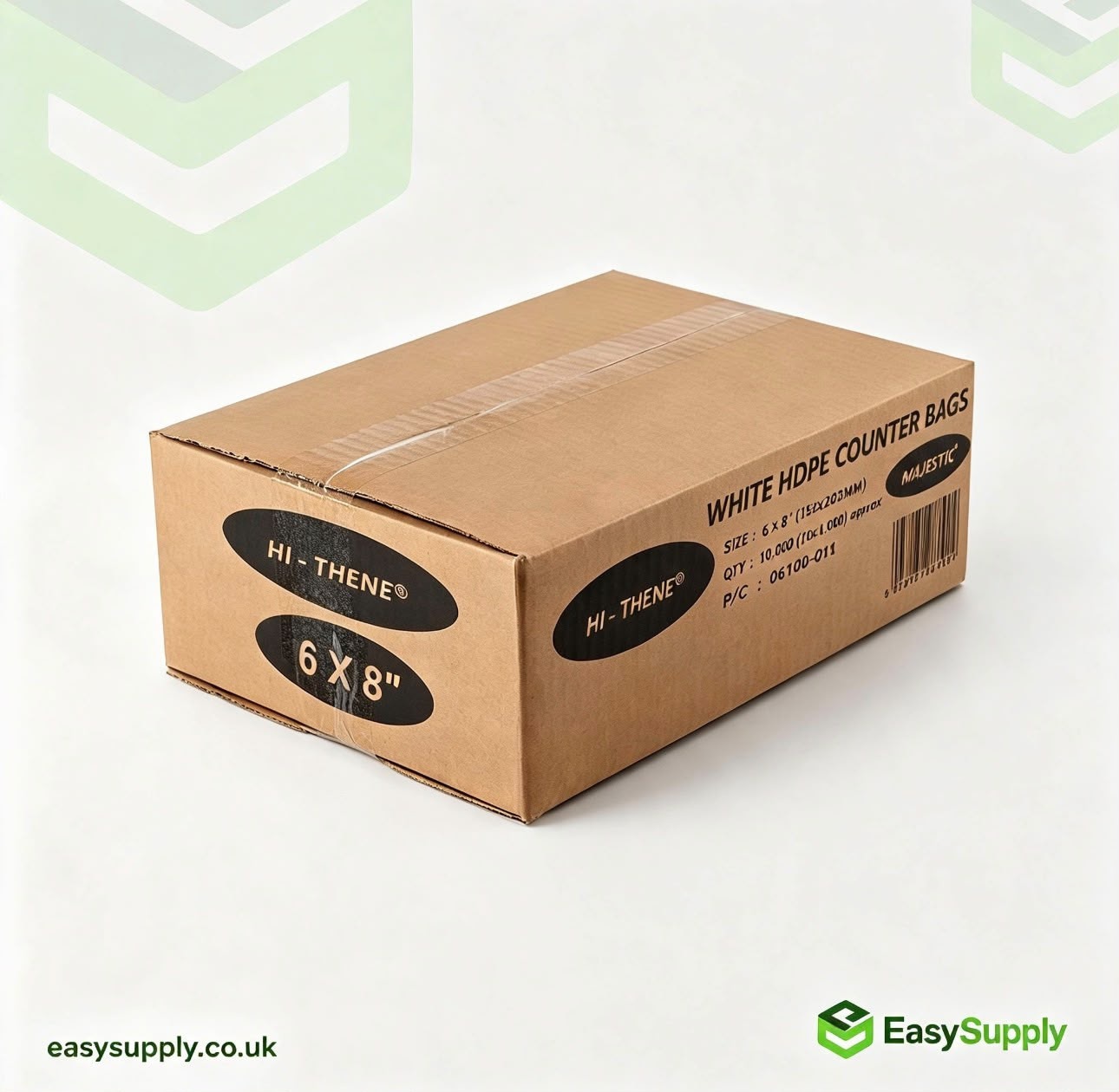 HDPE counter bags carton box of 10000