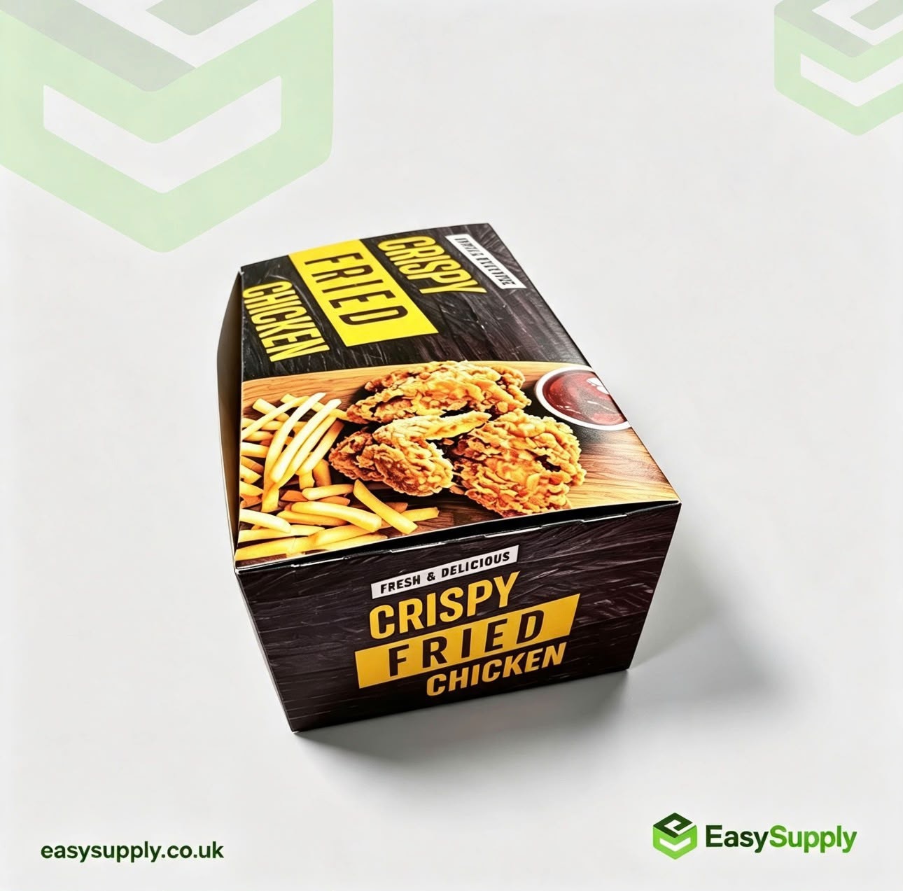 FC1 medium chicken box closed angled view