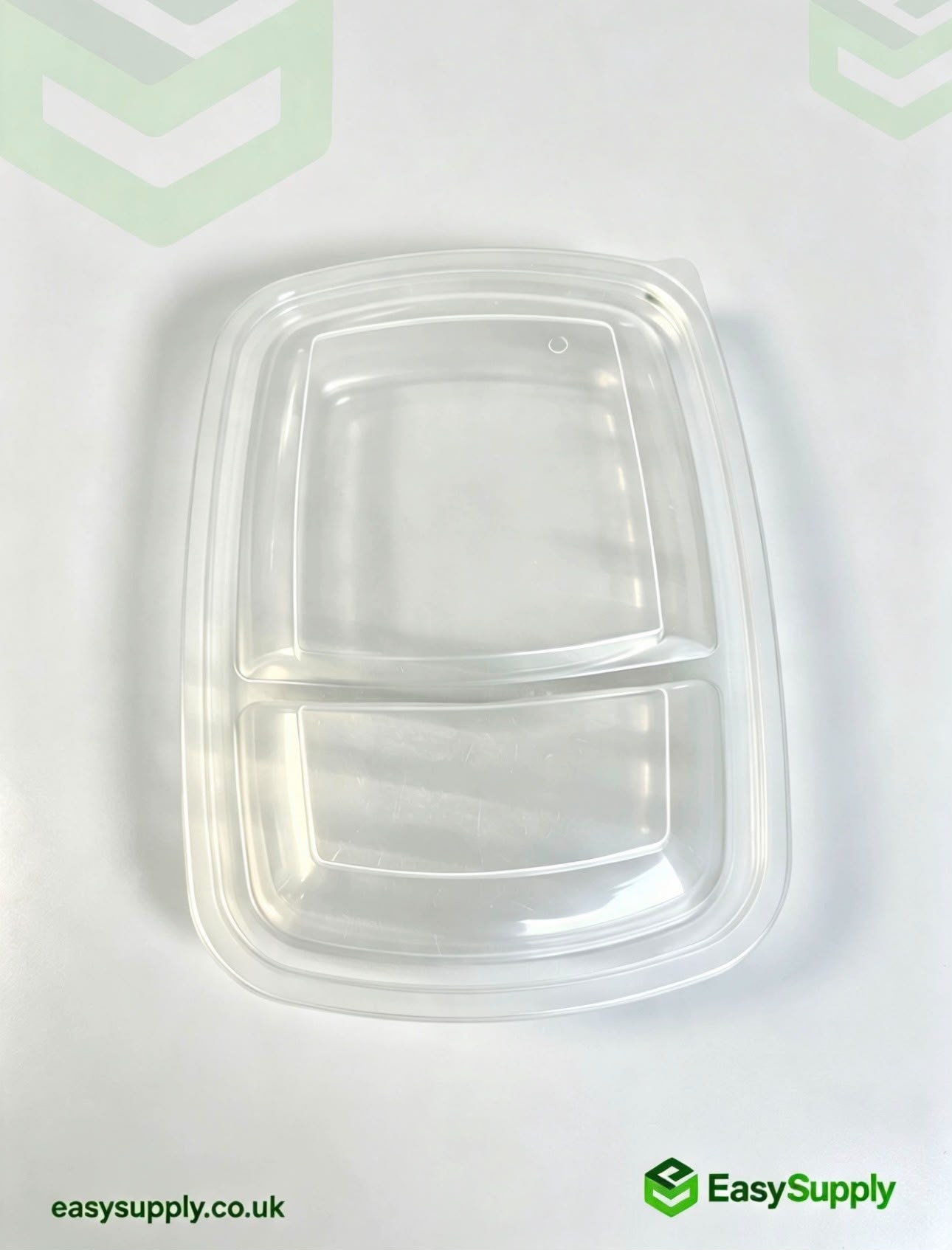 Clear PP lid top view